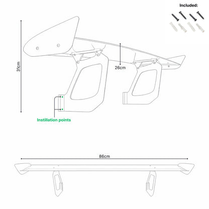 GT3 RS Spoiler Shelf